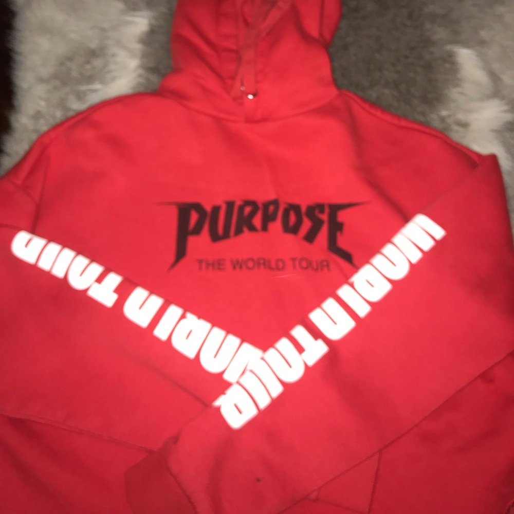 Red Purpose Tour Hoodie